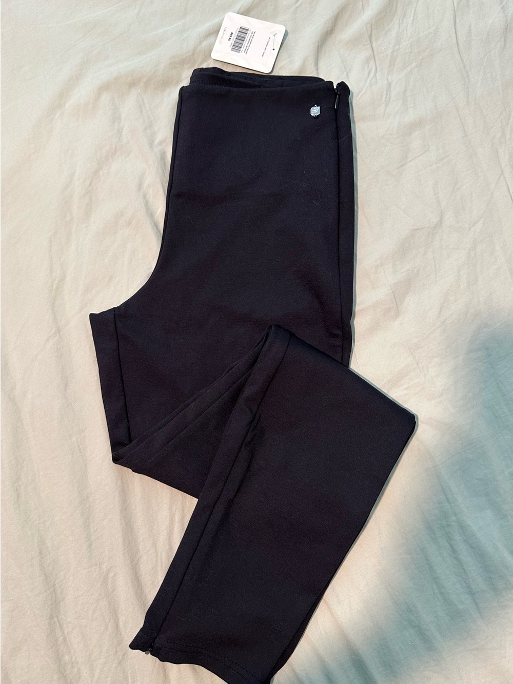 NWT Fabletics Side Zip Black leggings (OG)